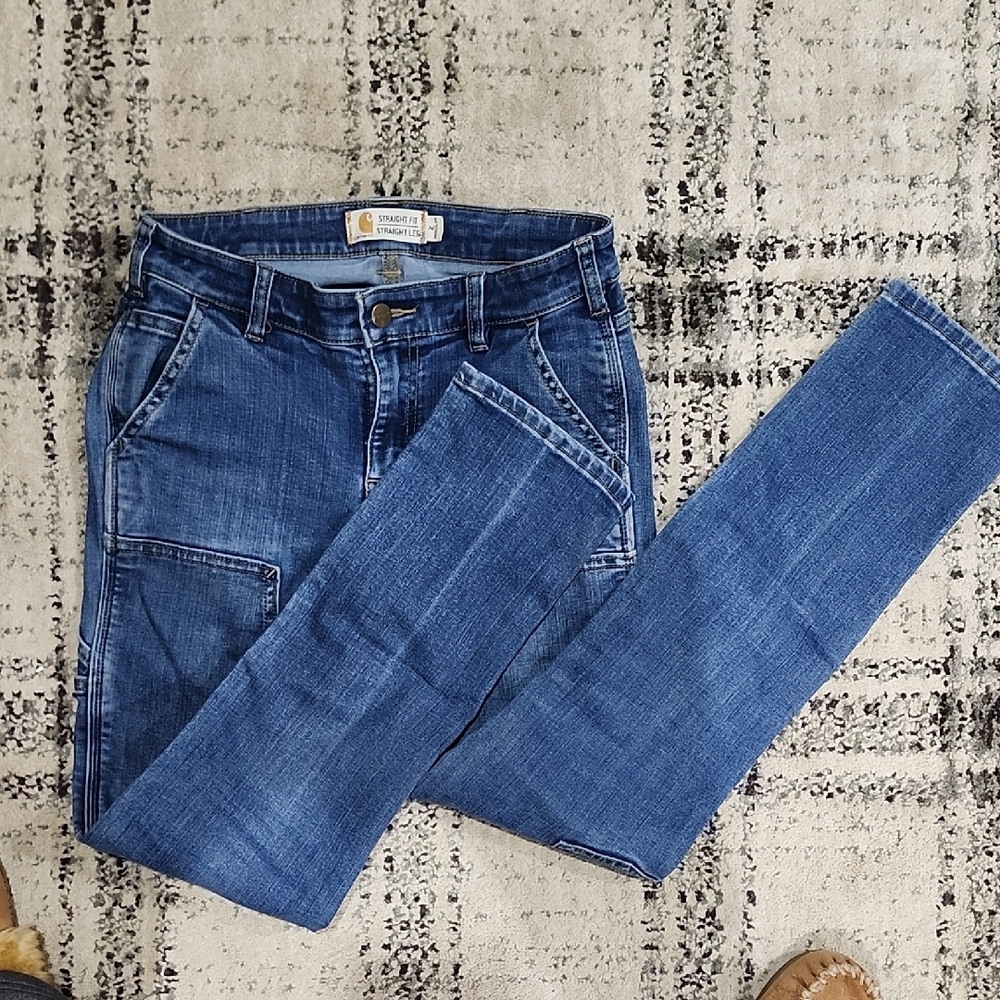 Carhartt Classic Indigo Straight Leg Jeans